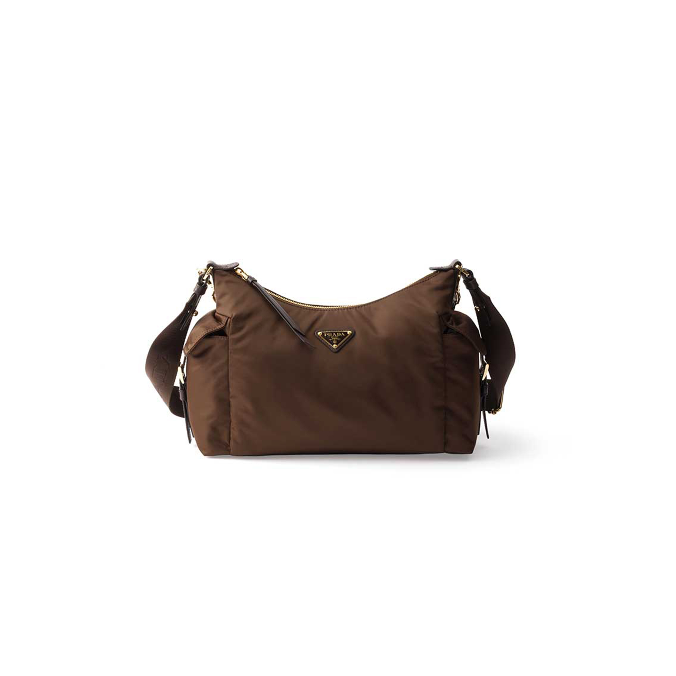 PRADA EXPLORE LARGE RE-NYLON AND LEATHER BAG 1BC264 (32*22*11.5cm)